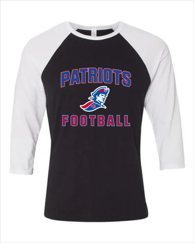 Jay County Patriots Football #1 Men's Baseball T-Shirt