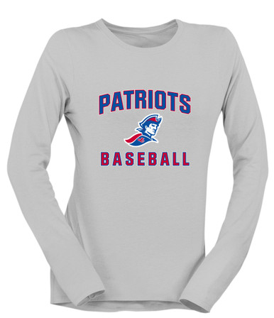 Jay County Patriots Baseball #1 Women's LS T-Shirt