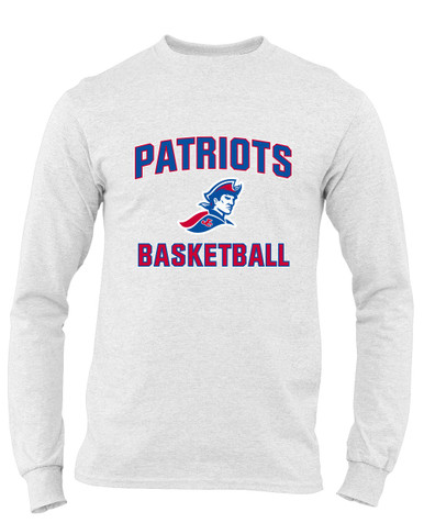Jay County Patriots Basketball #1 Men's LS T-Shirt