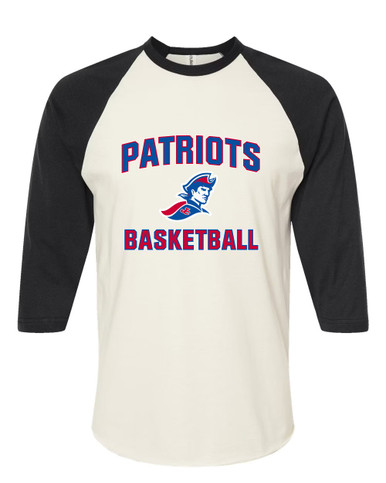 Jay County Patriots Basketball #1 Men's Baseball T-Shirt