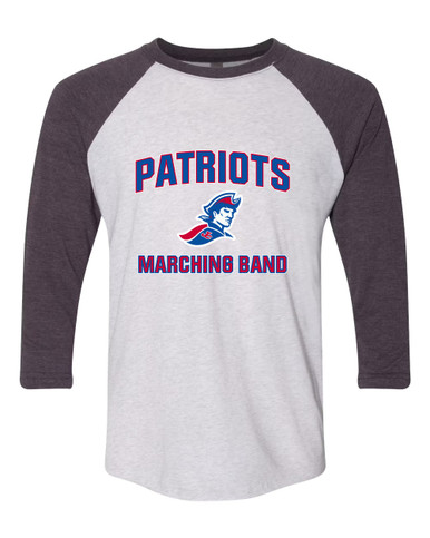 Jay County Patriots Marching Band Women's Baseball T-Shirt