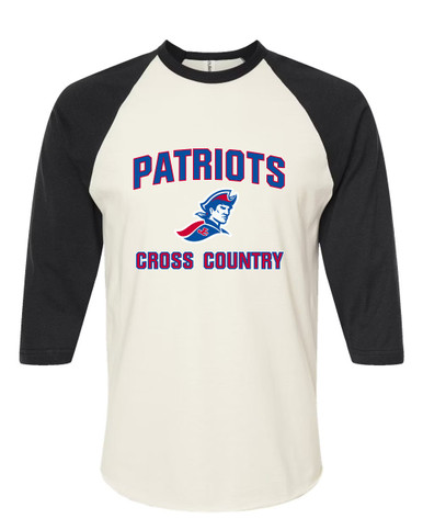 Jay County Patriots Cross Country Women's Baseball T-Shirt