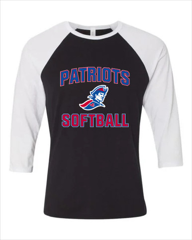 Jay County Patriots Softball #1 Women's Baseball T-Shirt