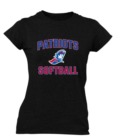 Jay County Patriots Softball #1 Women's Premium SS T-Shirt