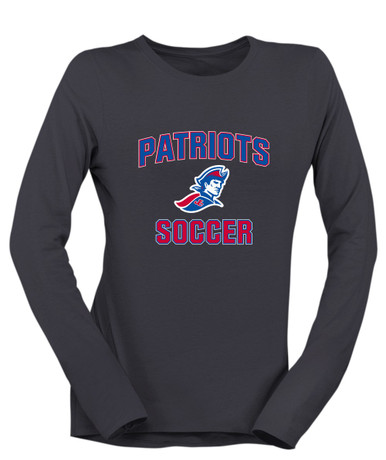 Jay County Patriots Soccer #1 Women's LS T-Shirt