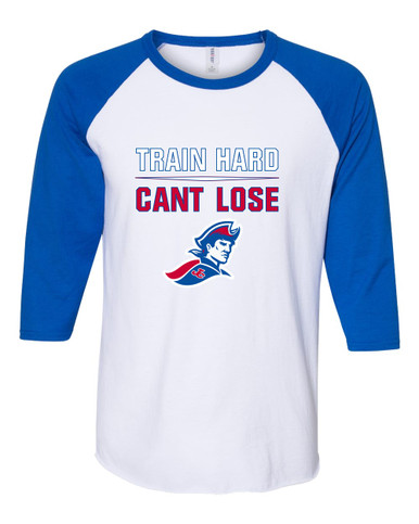 Jay County Patriots Train Hard, Can't Lose Women's Baseball T-Shirt
