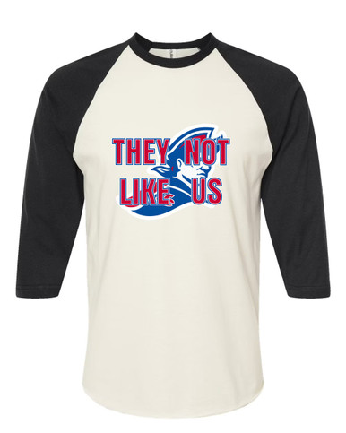 Jay County Patriots They Not Like Us #2 Women's Baseball T-Shirt