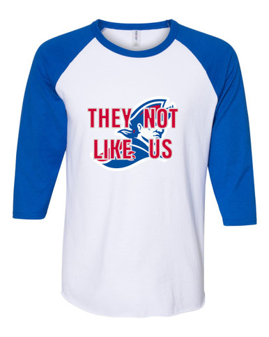 Jay County Patriots They Not Like Us #2 Men's Baseball T-Shirt