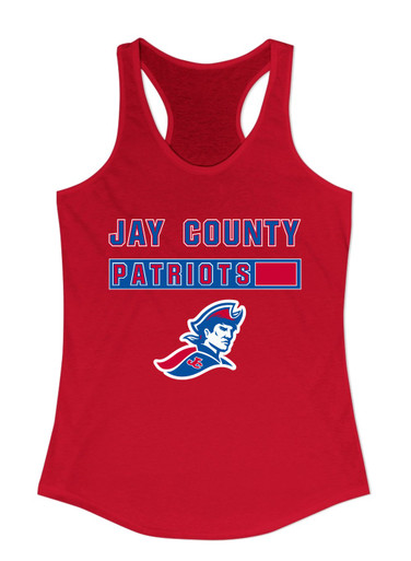 Jay County Patriots Mascot #7 Women's Tank Top