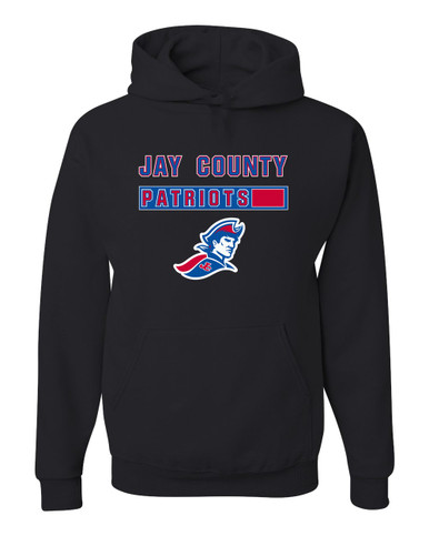 Jay County Patriots Mascot #7 Men's Premium Hoodie