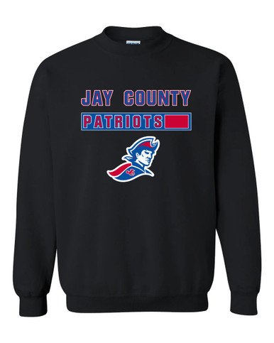 Jay County Patriots Mascot #7 Men's Sweatshirt