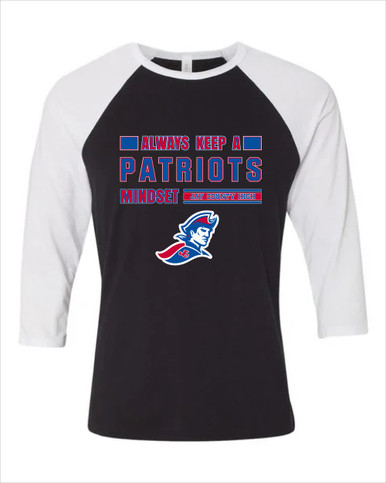 Jay County Patriots Mindset Men's Baseball T-Shirt