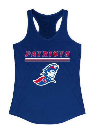 Jay County Patriots Mascot #8 Women's Tank Top