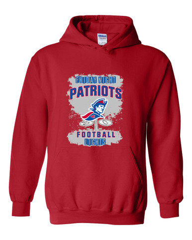 Jay County Patriots Football #6 Men's Hoodie