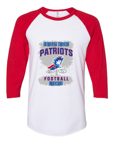 Jay County Patriots Football #6 Men's Baseball T-Shirt