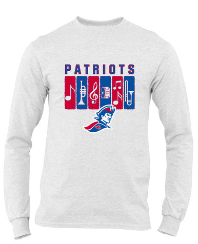 Jay County Patriots Band # 2 Men's LS T-Shirt
