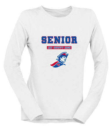 Jay County Patriots Senior #2 Women's Premium LS T-Shirt