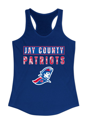 Jay County Patriots Mascot #9 Women's Tank Top