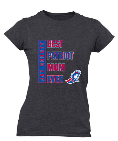 Jay County Patriots Best Patriot Mom Women's SS T-Shirt