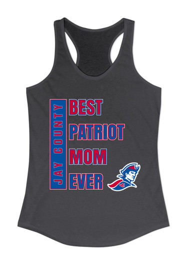 Jay County Patriots Best Patriot Mom Women's Tank Top
