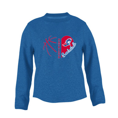 Jay County Patriots Heart Basketball Women's Sweatshirt
