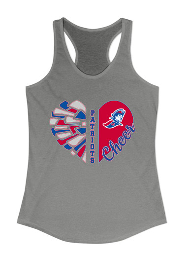 Jay County Patriots Heart Cheer Women's Tank Top