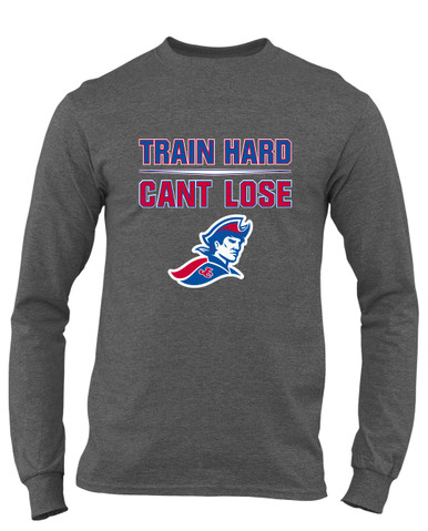 Jay County Patriots Train Hard, Can't Lose Men's LS T-Shirt