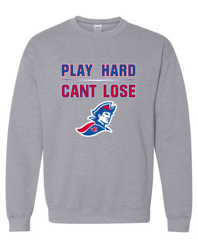 Jay County Patriots Play Hard, Can't Lose Men's Sweatshirt