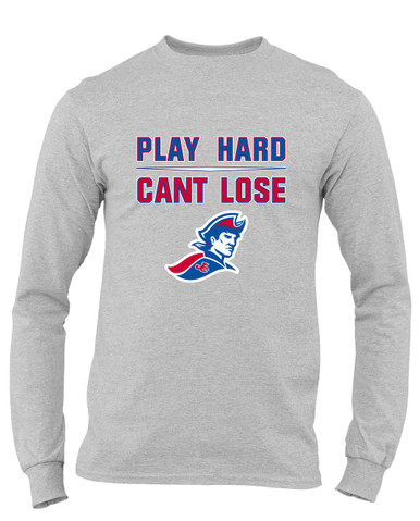 Jay County Patriots Play Hard, Can't Lose Men's Premium LS T-Shirt