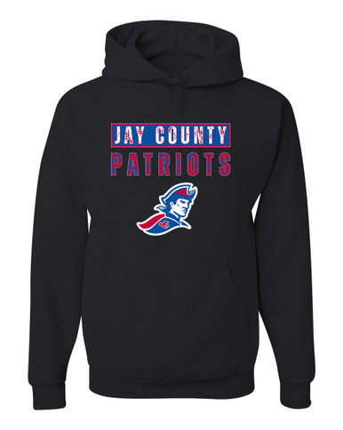 Jay County Patriots Mascot #9 Men's Premium Hoodie