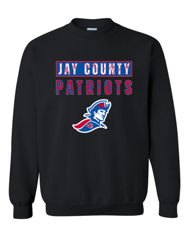 Jay County Patriots Mascot #9 Men's Sweatshirt