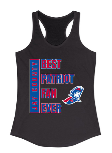 Jay County Patriots Best Patriot Fan Women's Tank Top