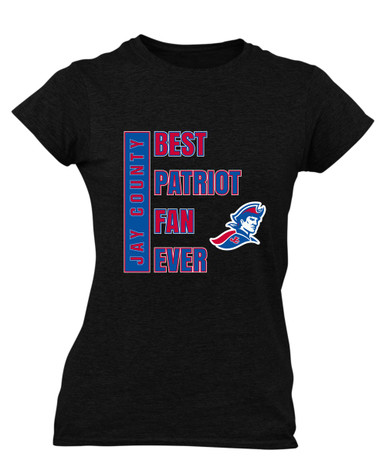 Jay County Patriots Best Patriot Fan Women's SS T-Shirt