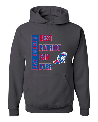 Jay County Patriots Best Patriot Fan Men's Premium Hoodie