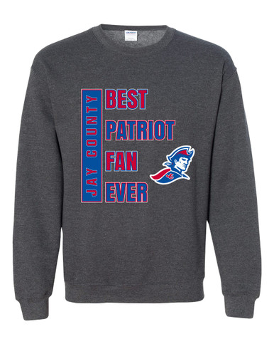 Jay County Patriots Best Patriot Fan Men's Sweatshirt