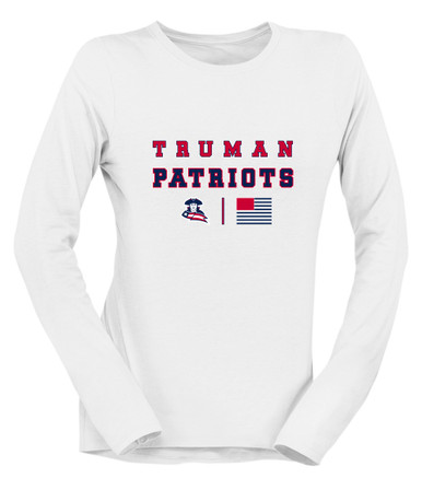 Truman Patriots Spirit Flag Women's LS T-Shirt