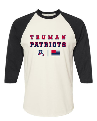 Truman Patriots Spirit Flag Women's Baseball T-Shirt
