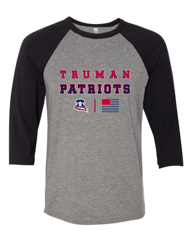 Truman Patriots Spirit Flag Men's Baseball T-Shirt