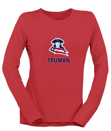 Truman Patriots Mascot #2 Women's Premium LS T-Shirt