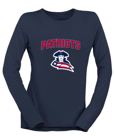 Truman Patriots Mascot #6 Women's LS T-Shirt