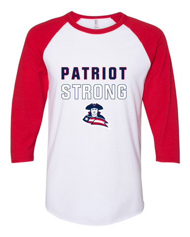 Truman Patriots Strong #2 Women's Baseball T-Shirt