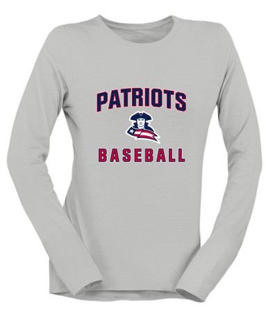 Truman Patriots Baseball #1 Women's Premium LS T-Shirt