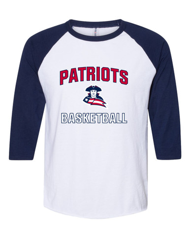 Truman Patriots Basketball #1 Women's Baseball T-Shirt