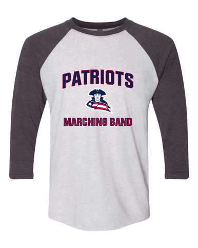 Truman Patriots Marching Band Women's Baseball T-Shirt