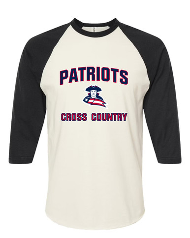 Truman Patriots Cross Country Women's Baseball T-Shirt