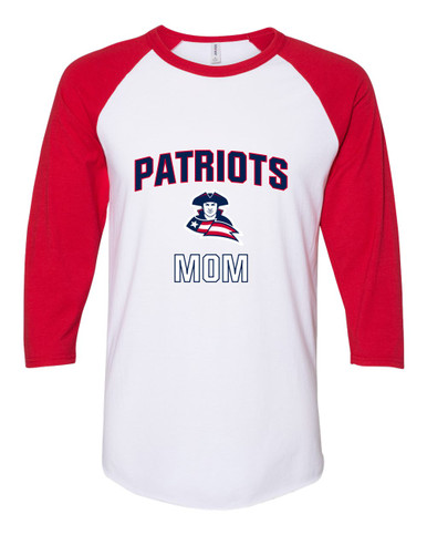 Truman Patriots Mom Women's Baseball T-Shirt