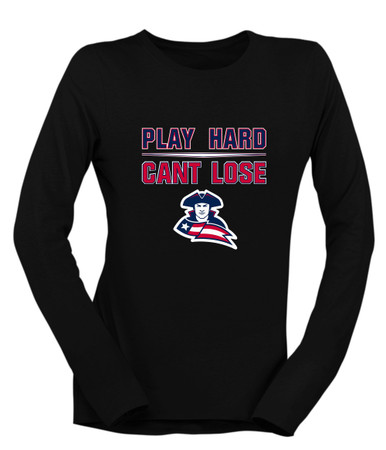 Truman Patriots Play Hard, Can't Lose Women's LS T-Shirt