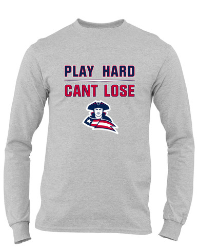 Truman Patriots Play Hard, Can't Lose Men's LS T-Shirt