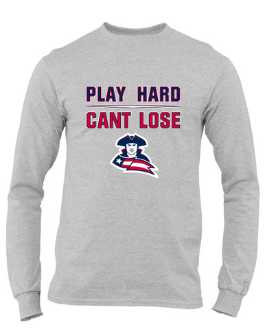 Truman Patriots Play Hard, Can't Lose Men's Premium LS T-Shirt