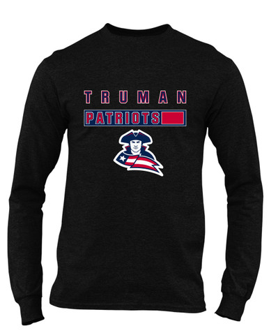 Truman Patriots Mascot #7 Men's LS T-Shirt